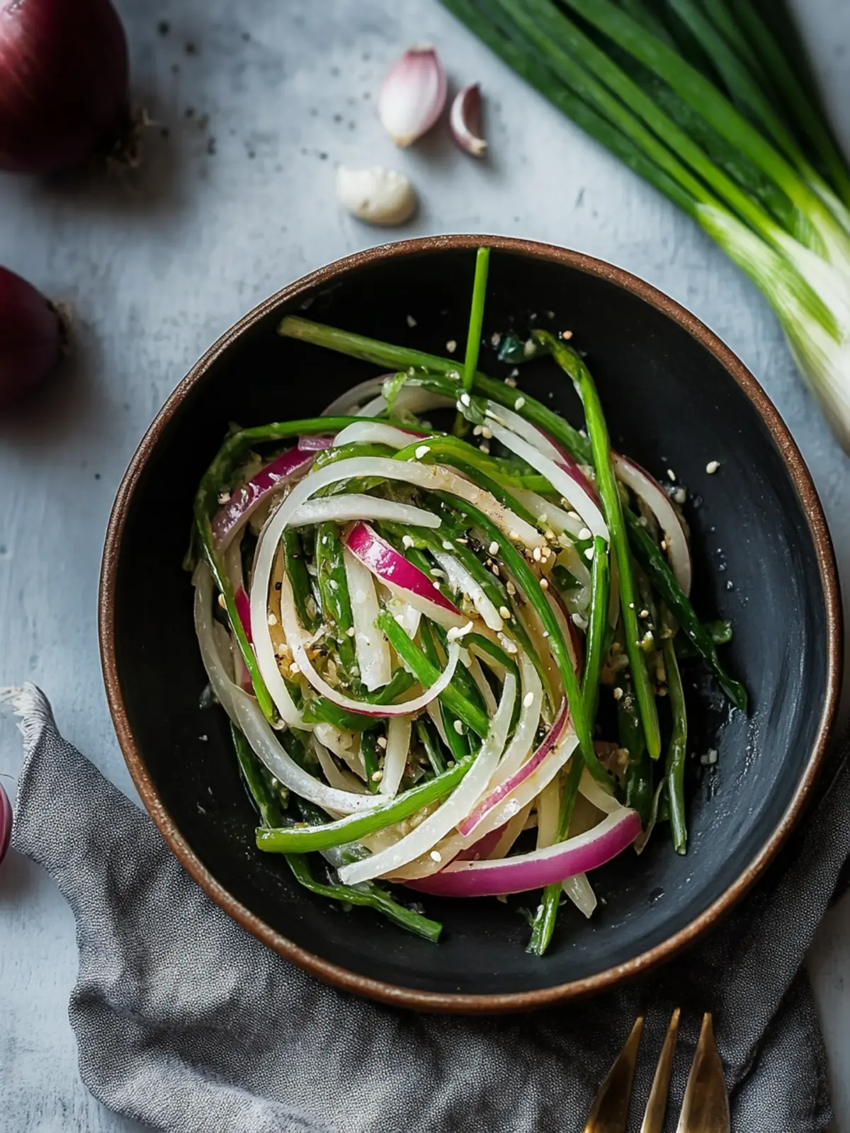 Crispy Easter Spring Onions Salad That Will Wow Your Guests 3 Crispy Easter Spring Onions Salad