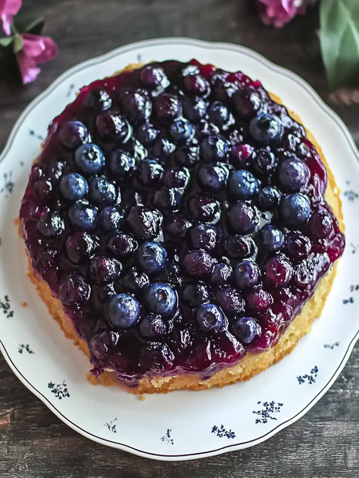 Homemade Blueberry Upside Down Cake for Cozy Gatherings 4 Homemade Blueberry Upside Down Cake