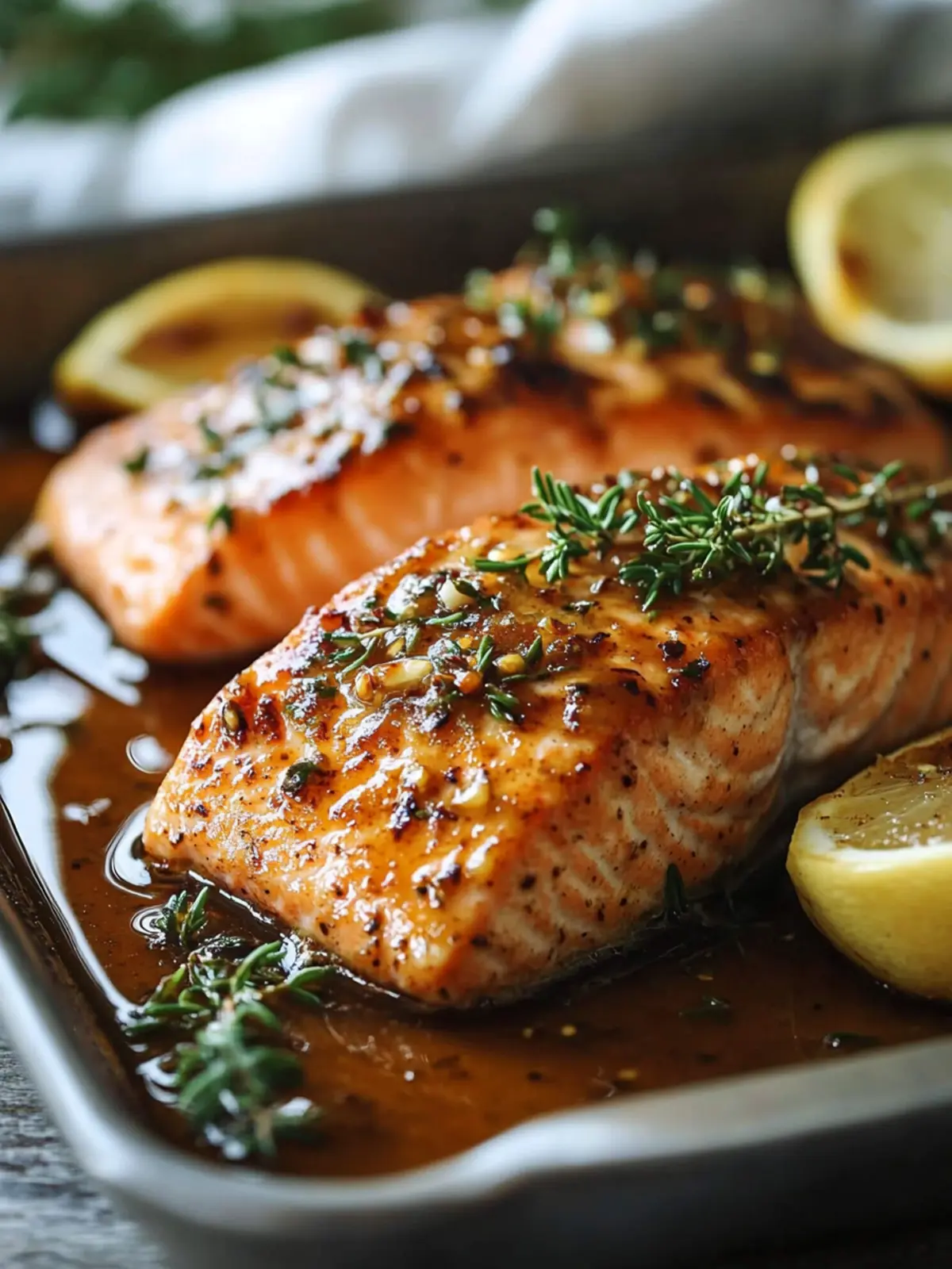 Oven-Baked Honey Mustard Salmon for a Quick Flavor Boost 5 Oven-Baked Honey Mustard Salmon