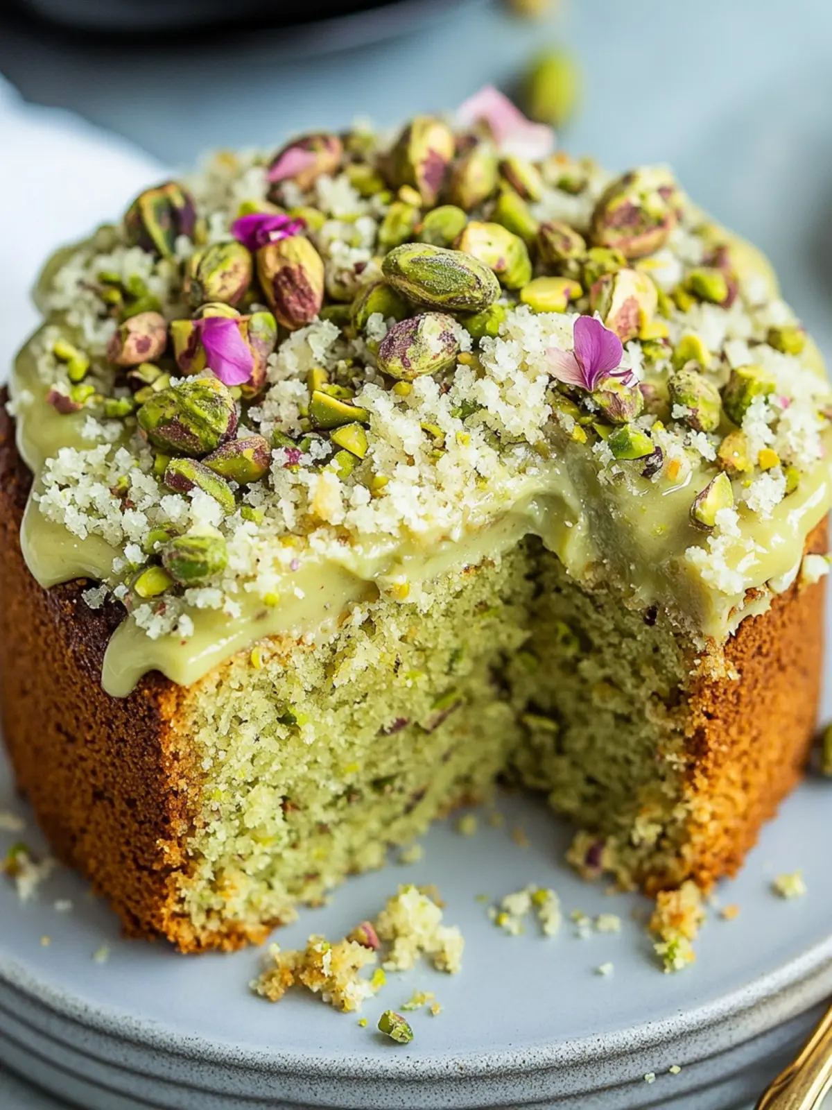 Moist Vegan Pistachio Coffee Cake to Wow Your Taste Buds 2 Vegan Pistachio Coffee Cake