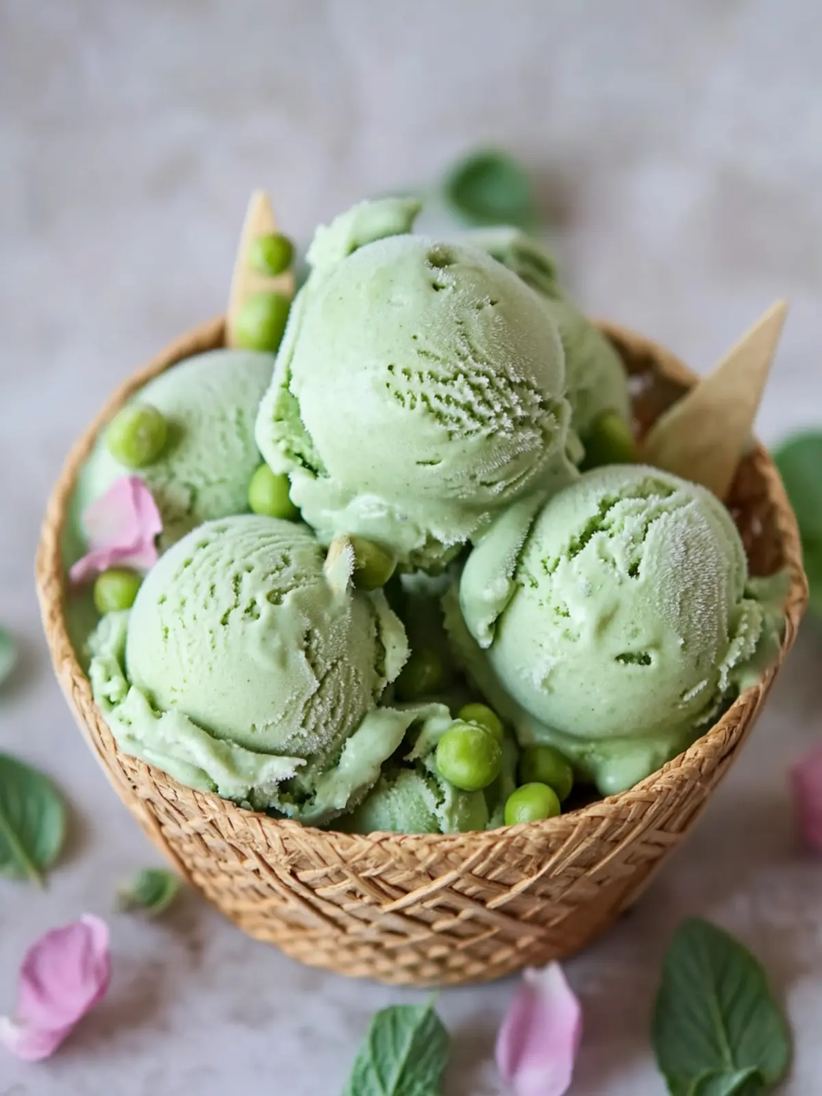 Creamy Sweet Pea Ice Cream – A Bold Dessert Adventure 3 Sweet Pea Ice Cream