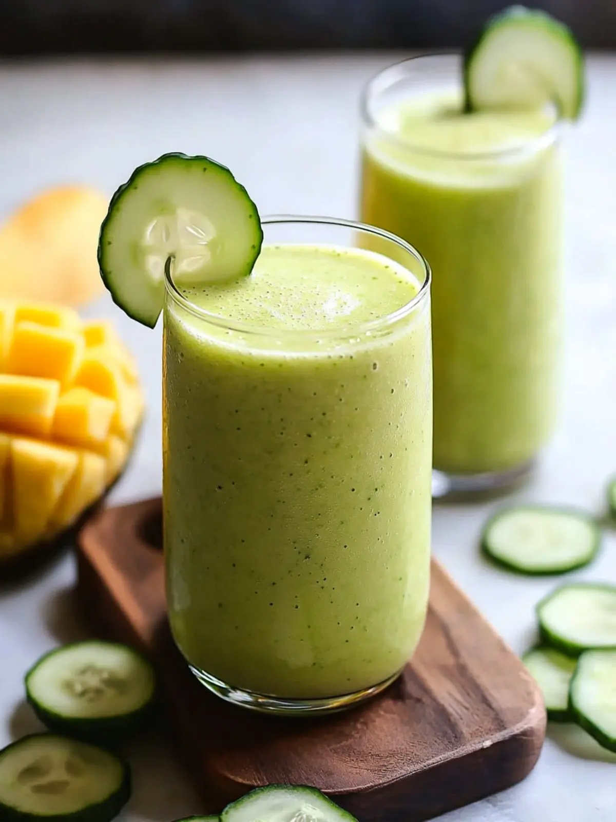 Refreshing Cucumber Pineapple Mango Smoothie for Busy Mornings 2 Cucumber Pineapple Mango Smoothie