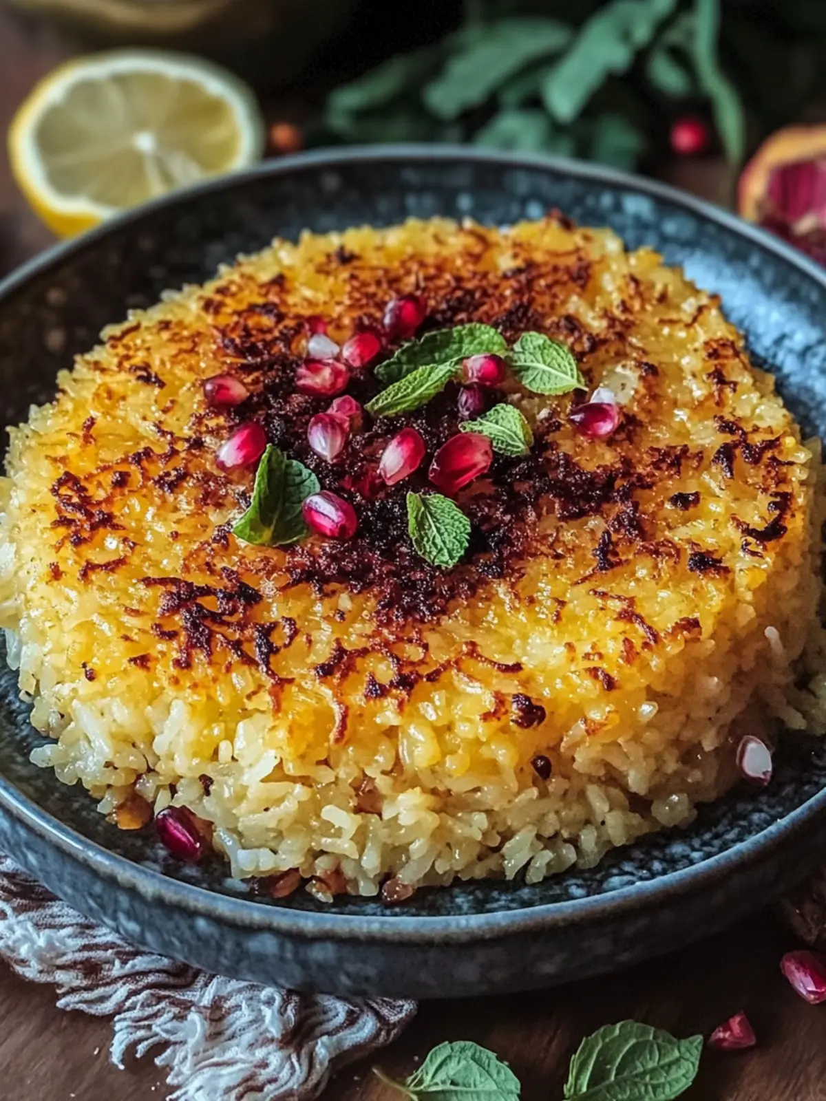 Crispy Persian Rice Tahdig: A Golden Delight for Your Table 5 Crispy Persian Rice Tahdig
