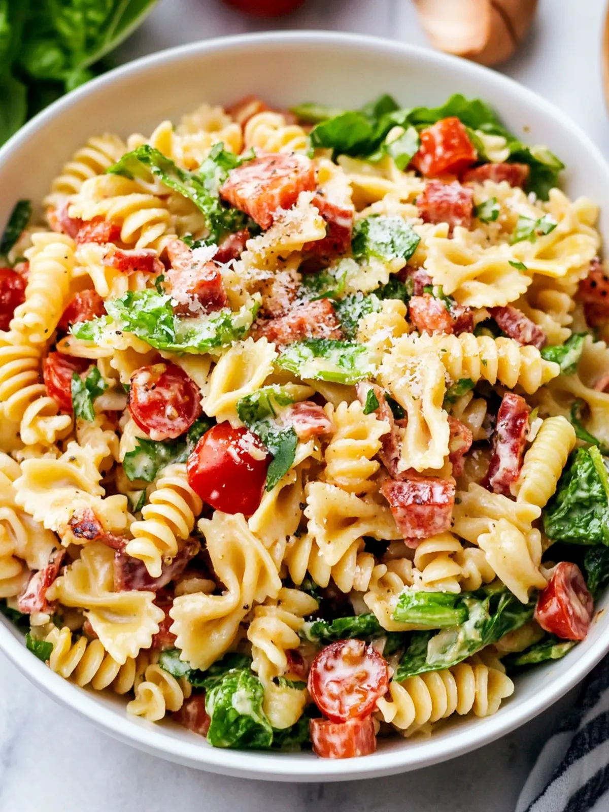 BLT Pasta Salad: A Fresh Twist for Your Summer Picnics 3 BLT Pasta Salad