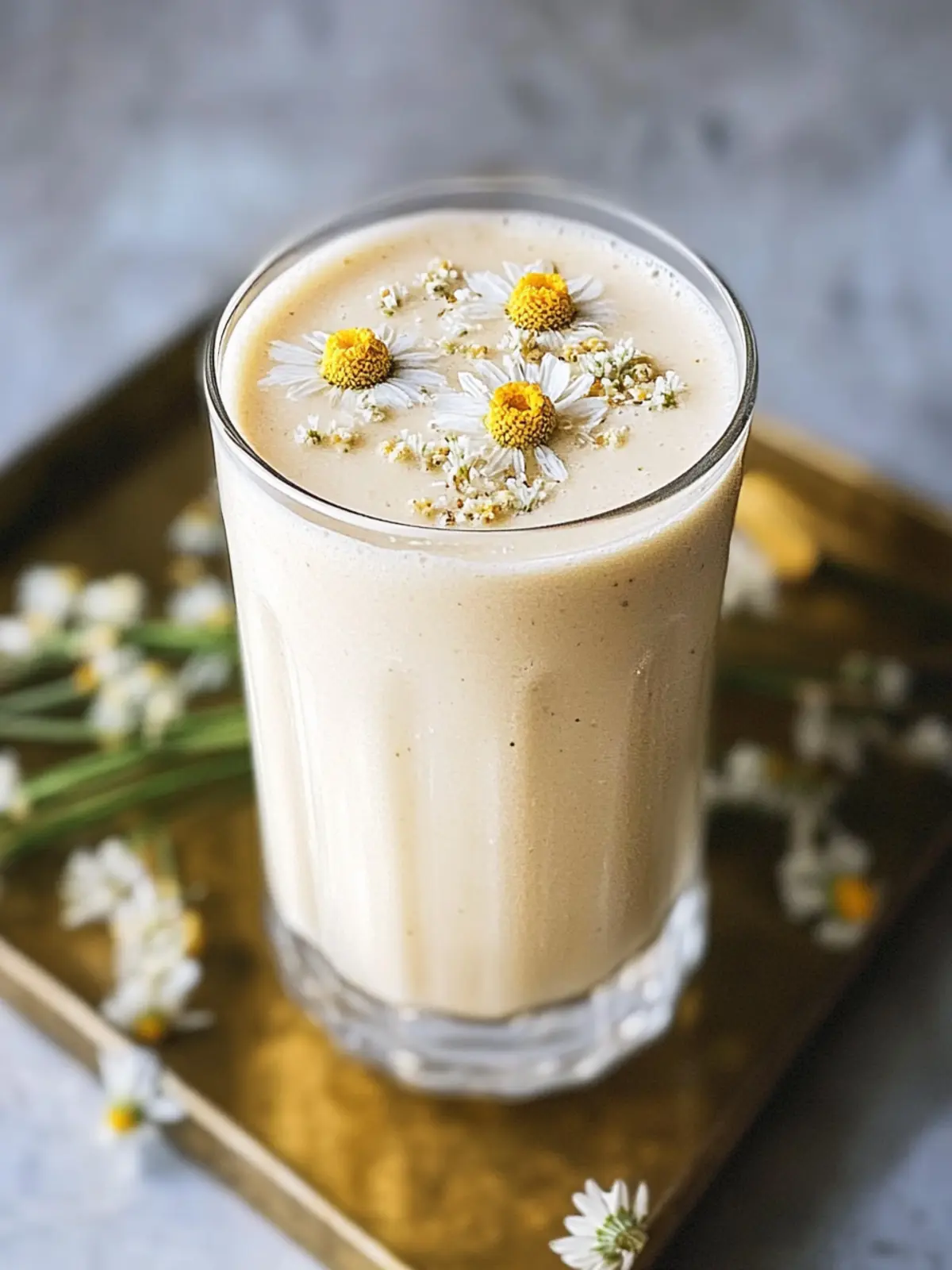 Creamy Banana Chamomile Tea Smoothie for Relaxation Bliss 4 Banana Chamomile Tea Smoothie