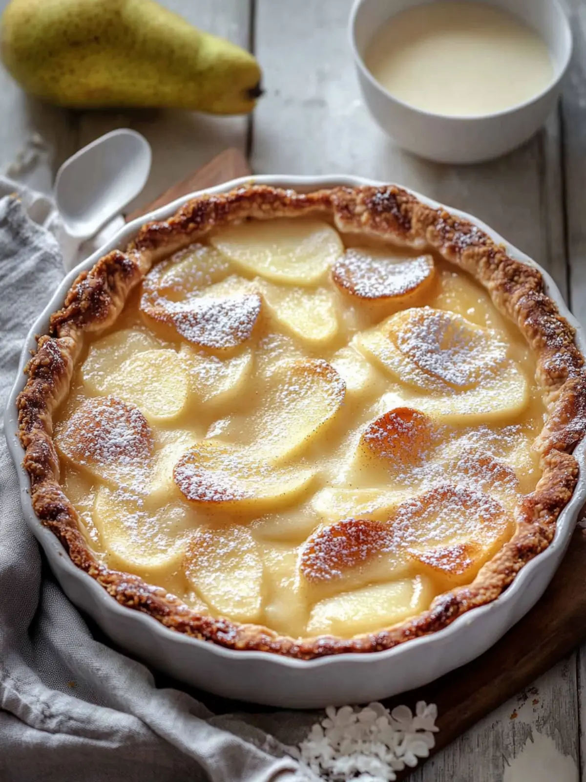 Delicious Homemade Pear Custard Pie for Effortless Comfort 5 Homemade Pear Custard Pie