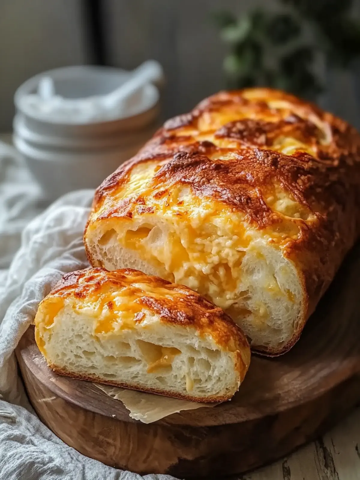 Cheese Bread Magic: No Knead, Homemade Happiness Await! 2 Cheese bread