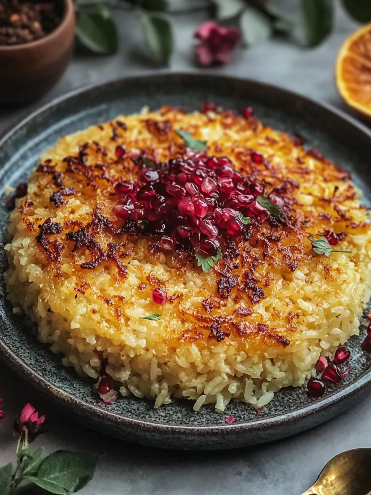 Crispy Persian Rice Tahdig: A Golden Delight for Your Table 4 Crispy Persian Rice Tahdig