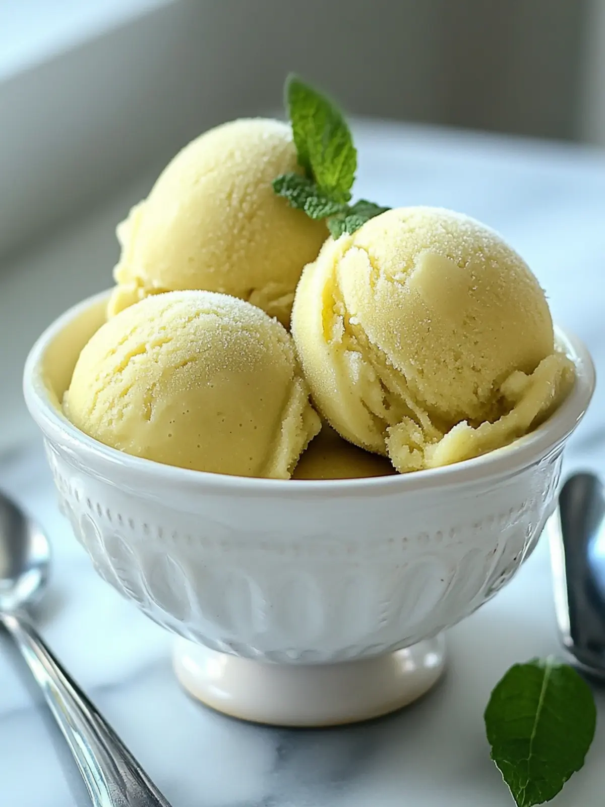 Refreshing Genovian Pear Sorbet: An Elegant Summer Treat 2 Genovian Pear Sorbet