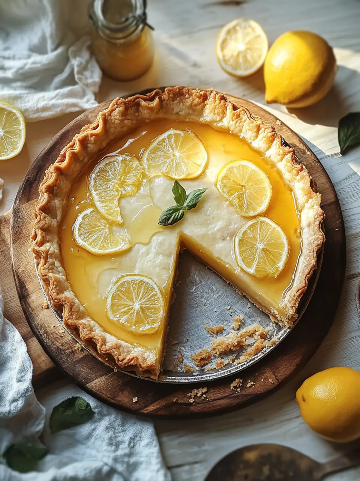 Irresistible Golden Greek Honey Pie - A Delicious Comfort