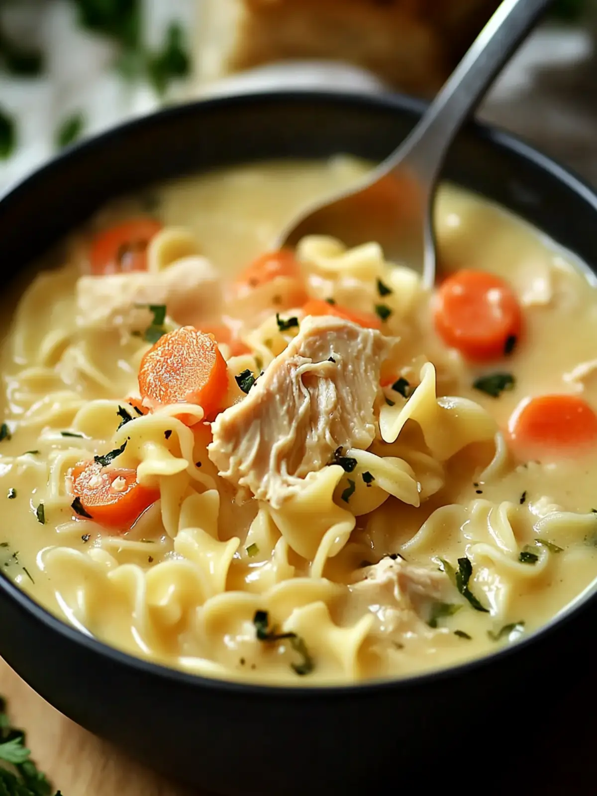 Creamy Crack Chicken Noodle Soup That Will Warm Your Heart 5 Creamy Crack Chicken Noodle Soup