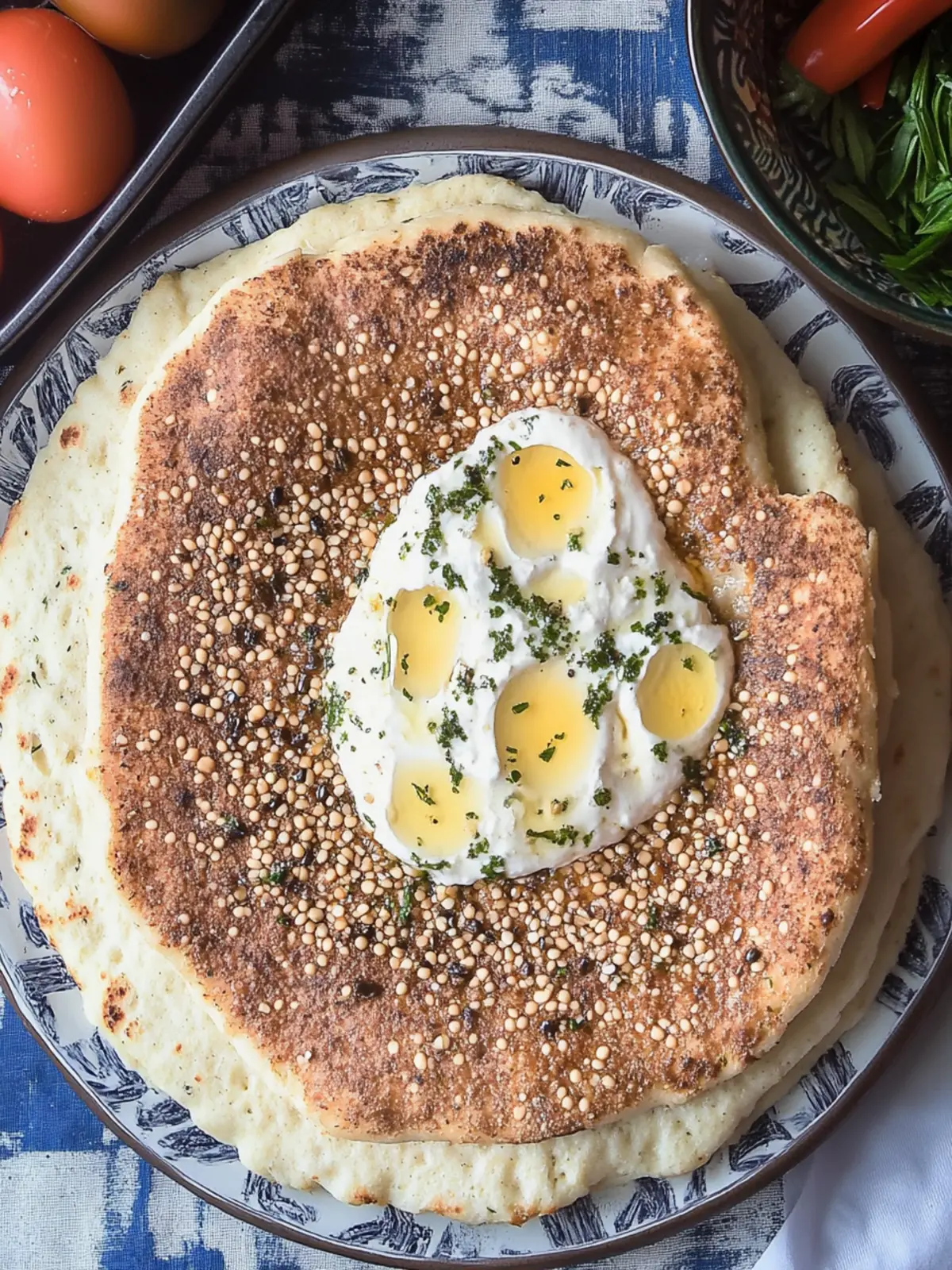 Lebanese Flat Kaak: Fluffy Delight for Any Meal! 2 Lebanese Flat Kaak