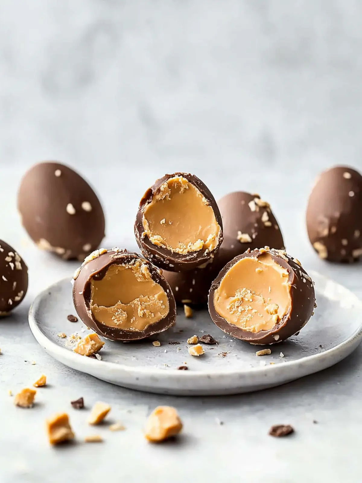 Decadent Healthy Reese’s Peanut Butter Eggs You’ll Love! 2 Healthy Reese’s Peanut Butter Eggs
