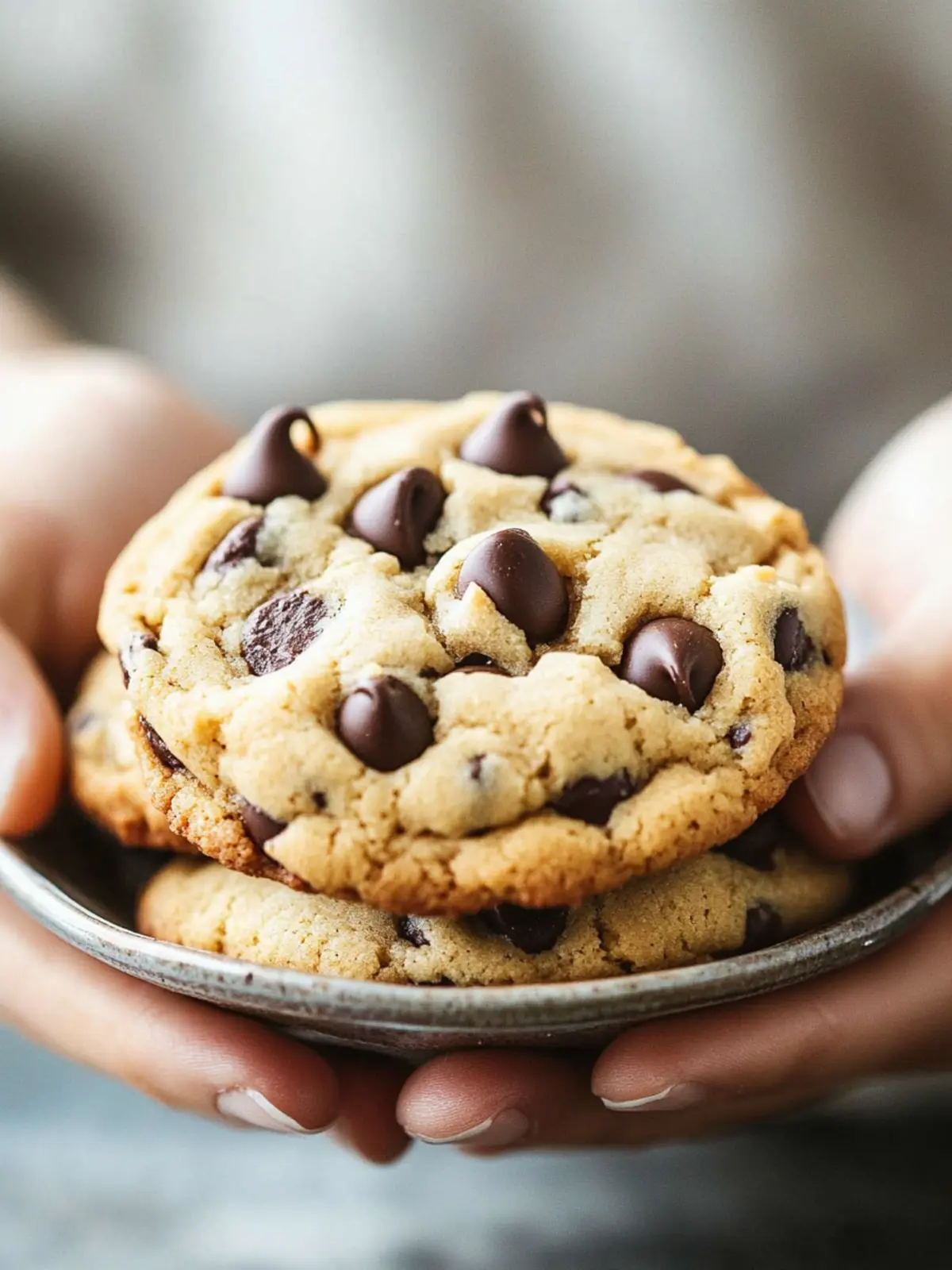 Fluffy Chocolate Chip Cookies