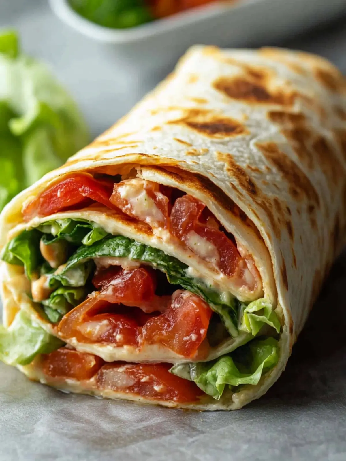 Gourmet BLT Wraps with Secret Sauce
