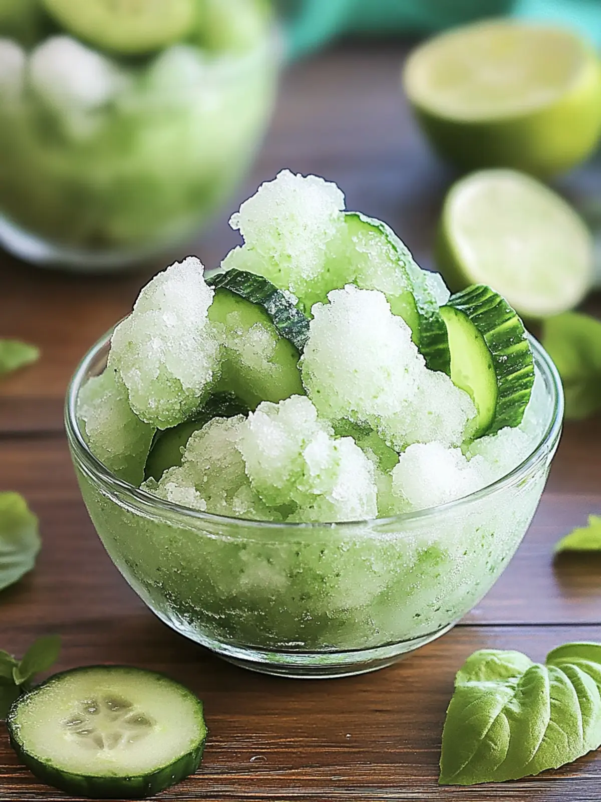 Chill Out: Refreshing Cucumber-Lime Granita You’ll Love 5 Cucumber-Lime Granita