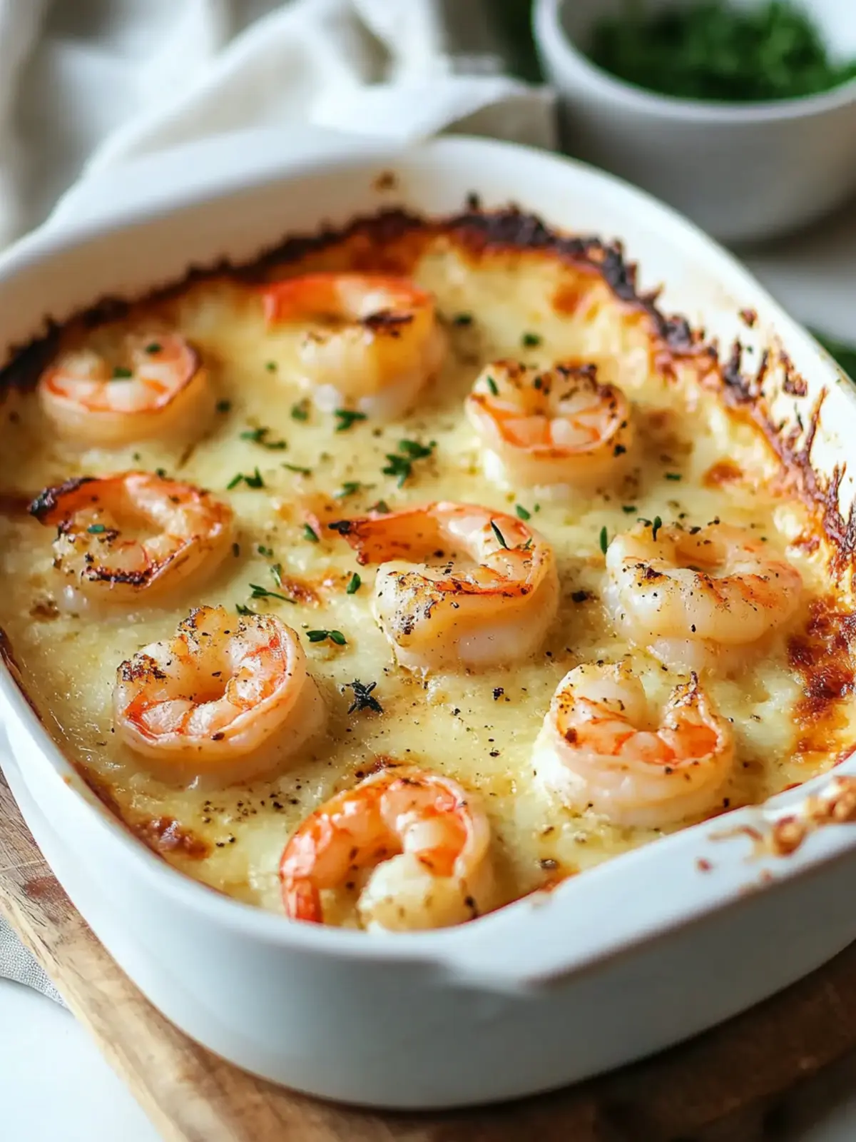 Keto Garlic Shrimp Au Gratin: Creamy, Cheesy, Low-Carb Bliss 2 Keto Garlic Shrimp Au Gratin