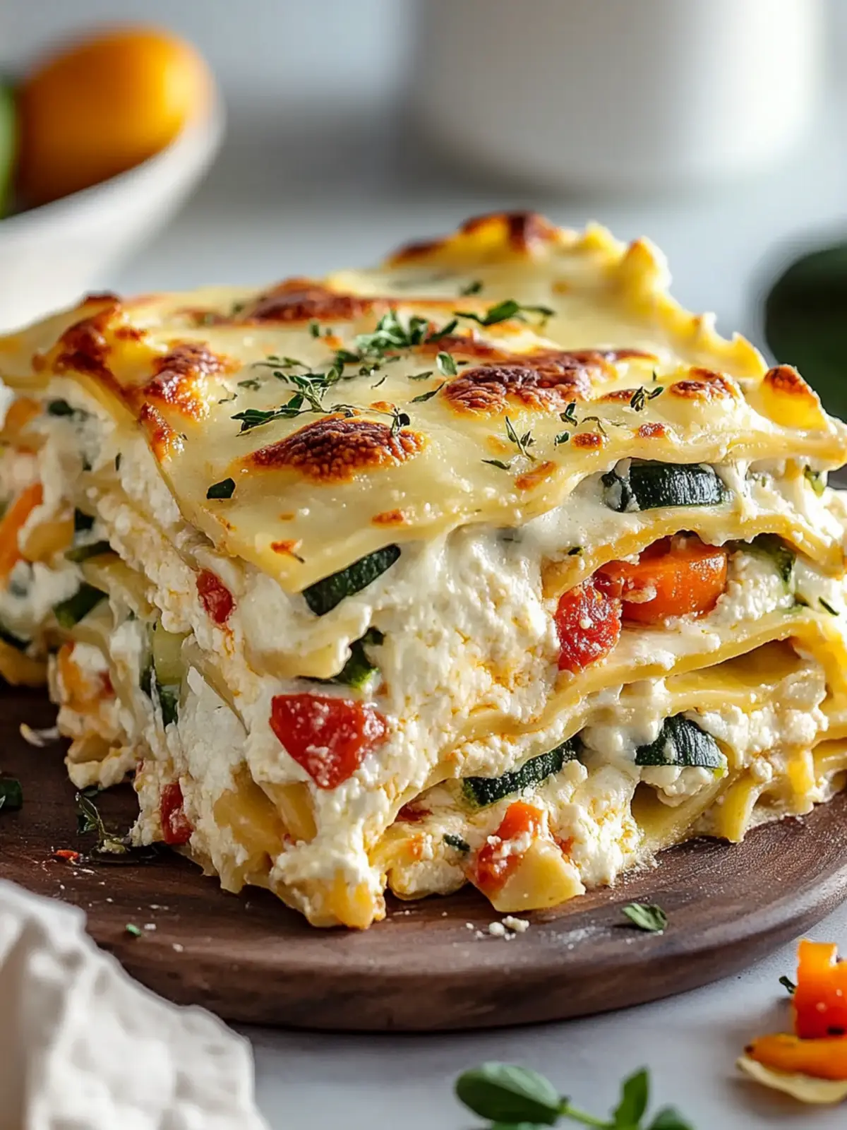 Loaded Veggie White Lasagna That's Comfort Food Heaven 4 Loaded Veggie White Lasagna