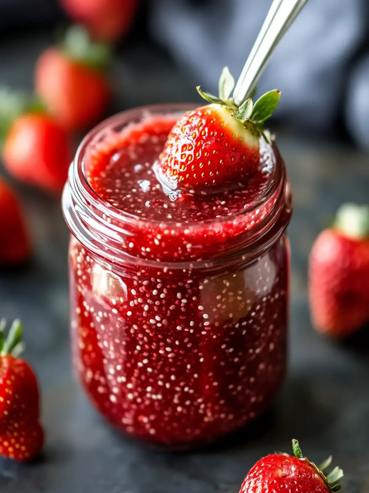 Homemade Strawberry Chia Jam: Quick, Healthy, and Delicious 4 Strawberry Chia Jam
