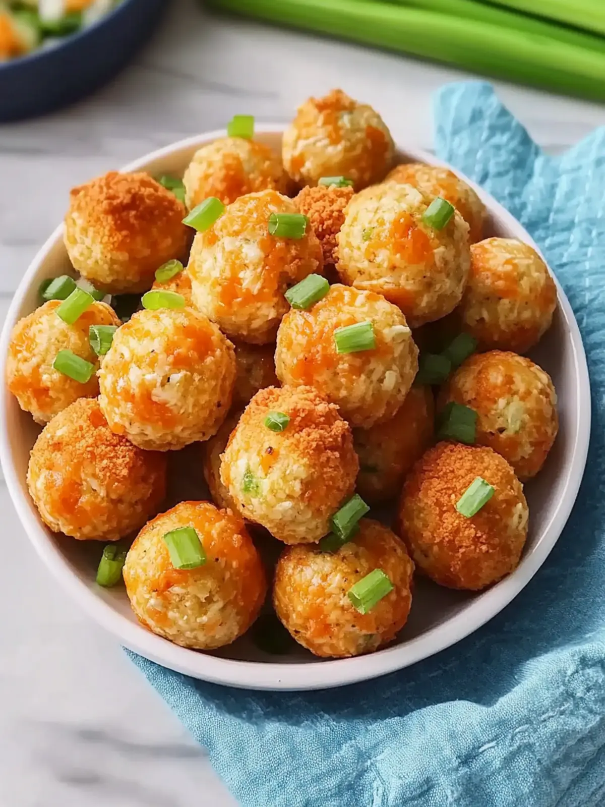 Buffalo Chicken Dip Balls