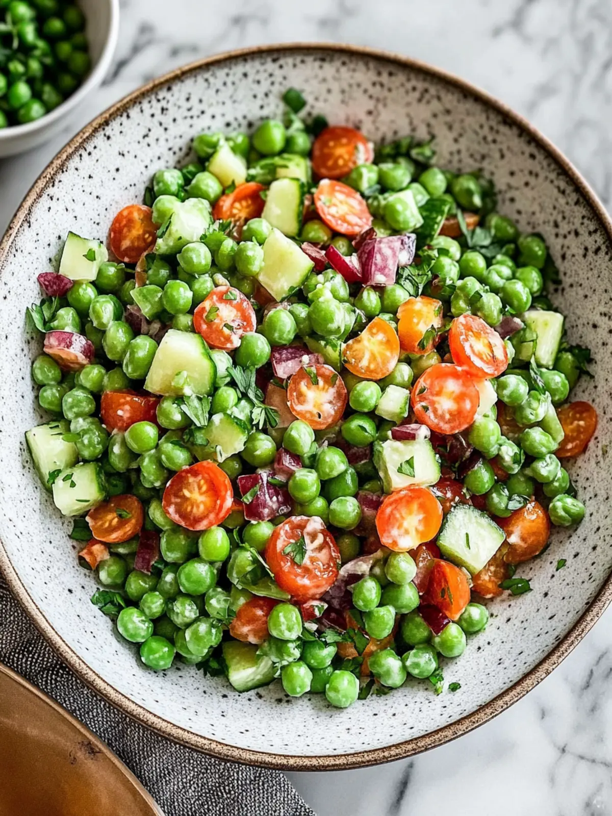 Creamy Pea Salad Recipe for Fresh Spring Flavors 3 Pea Salad