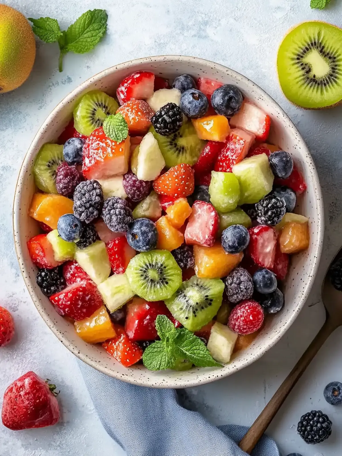 Tasty Easter Fruit Salad with Creamy Dressing to Impress 2 Tasty Easter Fruit Salad