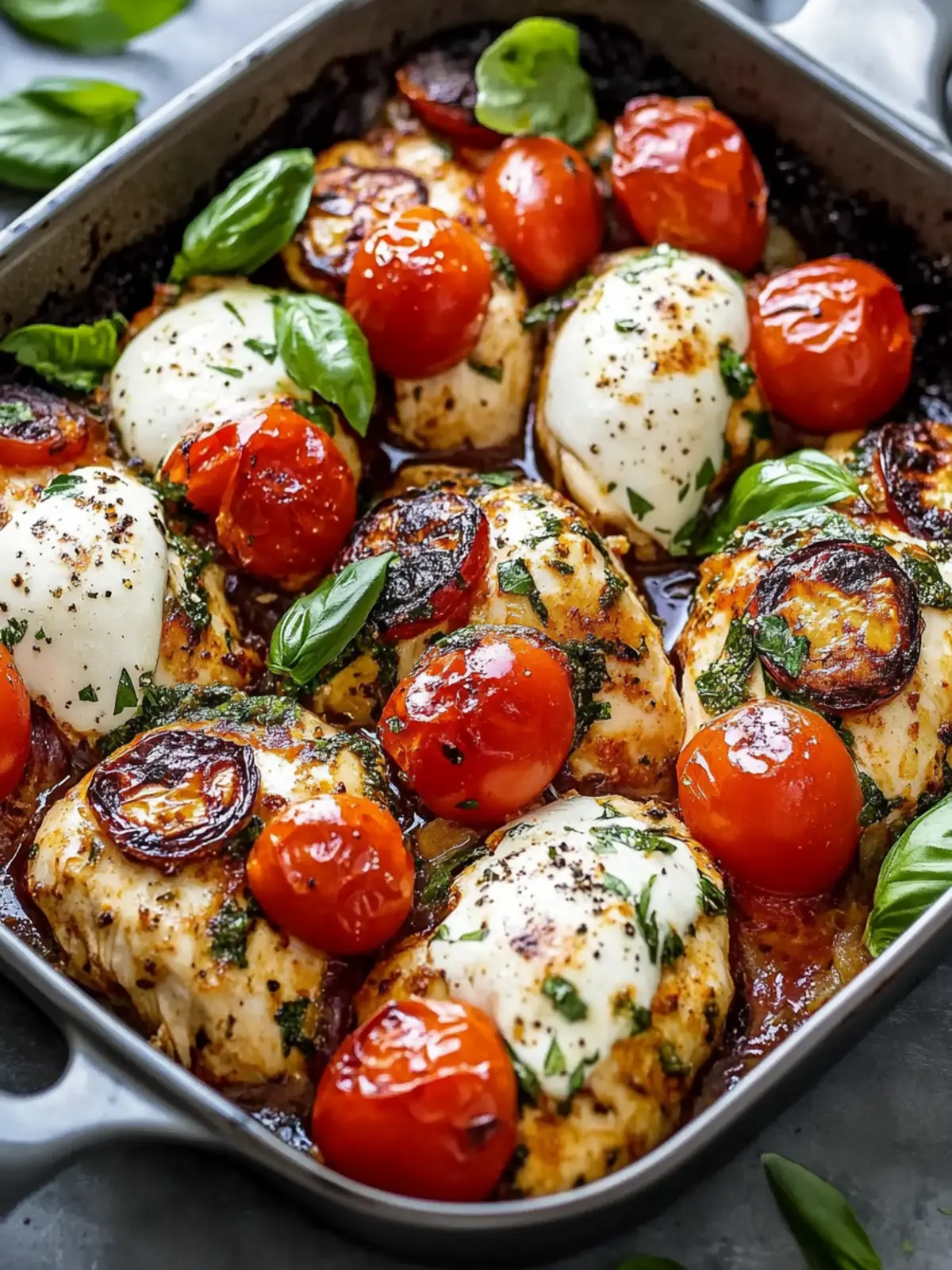 Easy Low Carb Caprese Chicken Bake for Busy Weeknights 3 Low Carb Caprese Chicken Bake