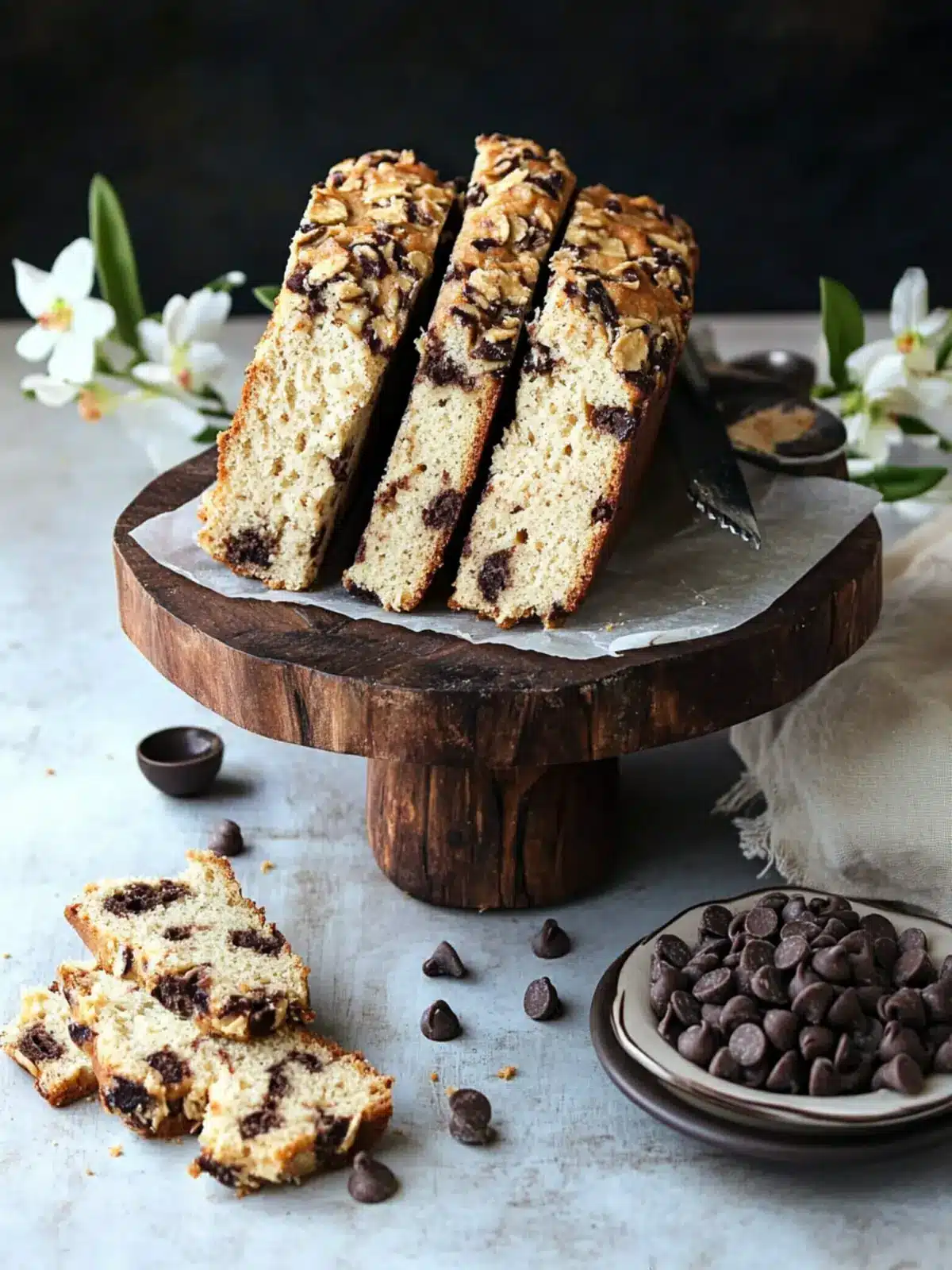 Passover Chocolate Chip Mandel Bread