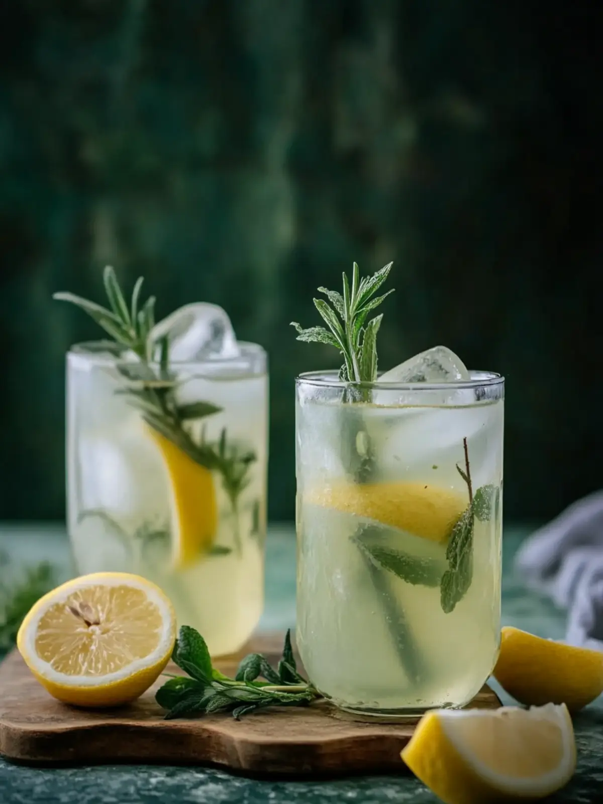Sip Fresh Mint and Rosemary Lemonade with Vanilla Bliss 4 Mint and Rosemary Lemonade with Vanilla