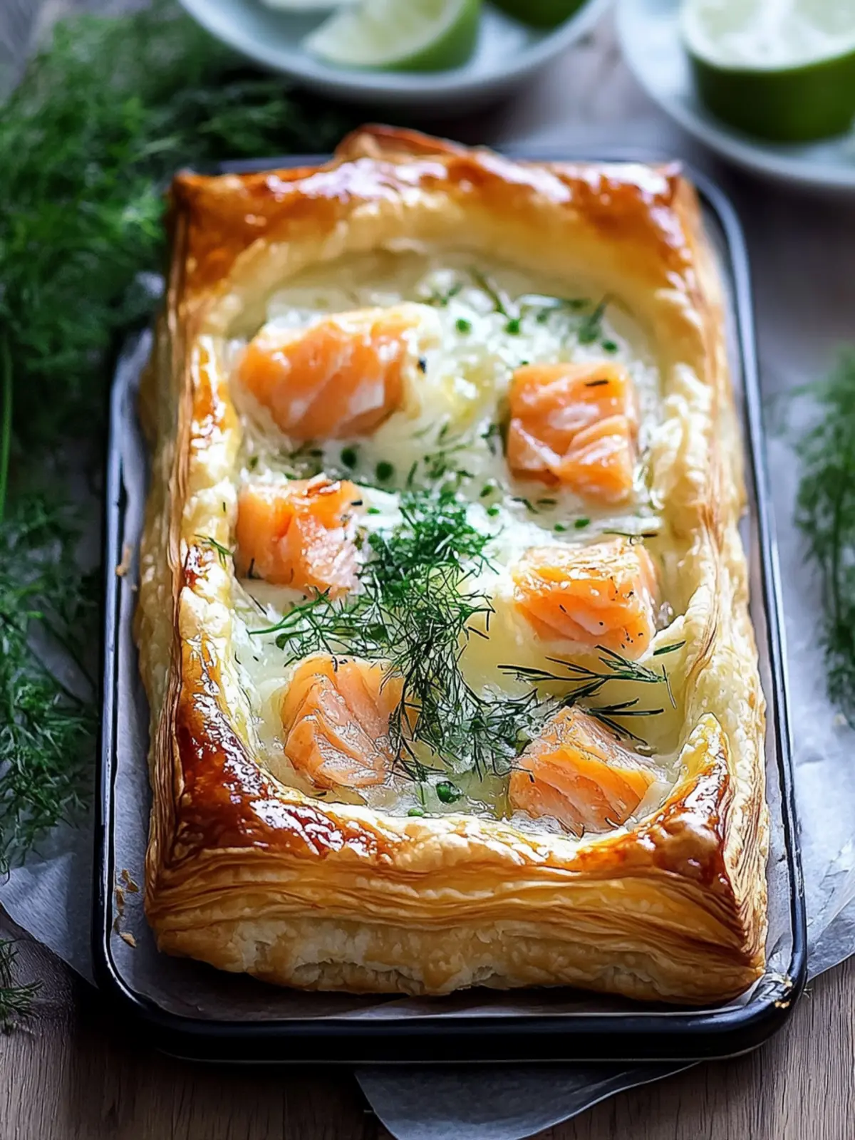 Easter Smoked Salmon Puff Pastry