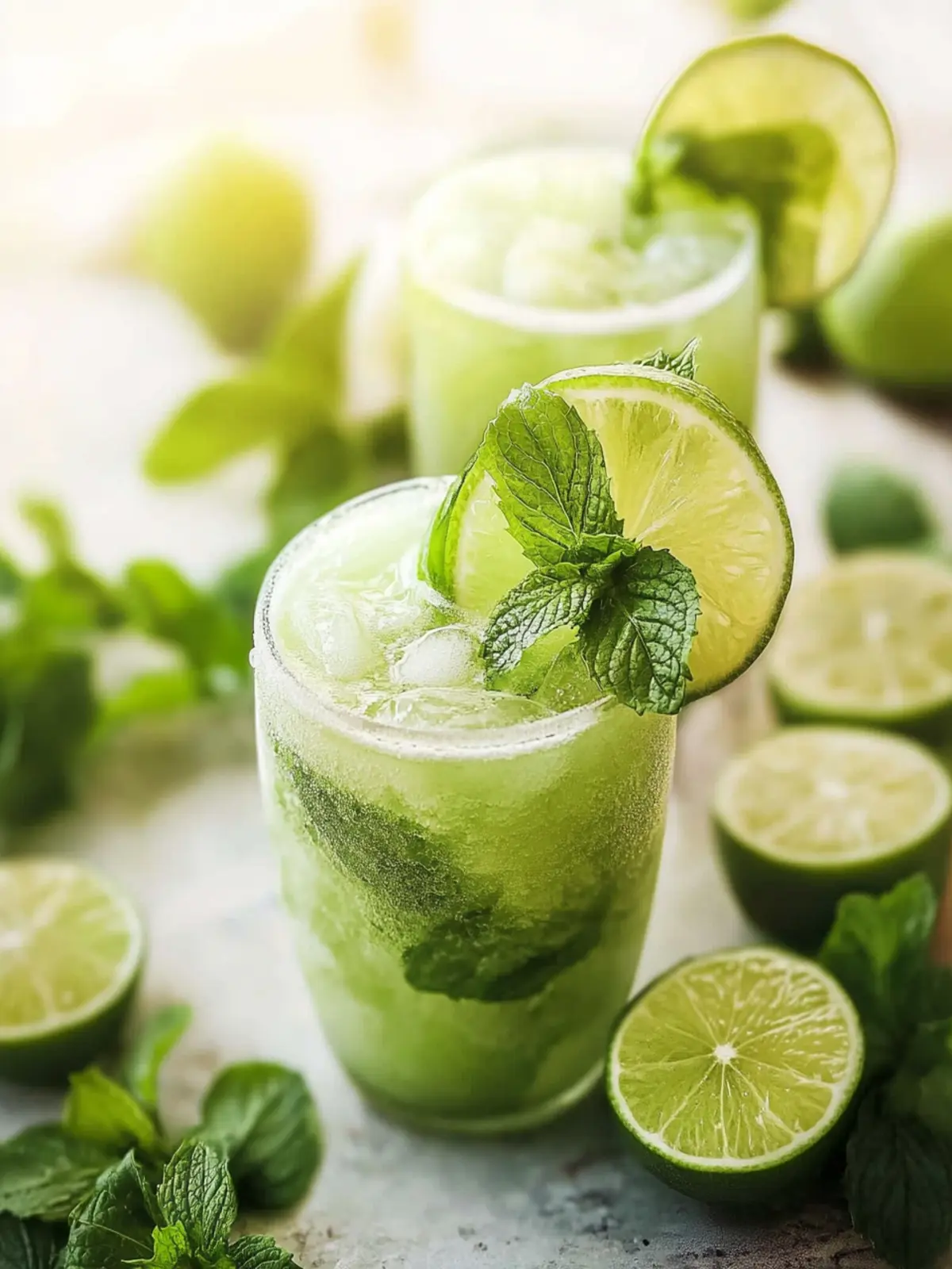 Frozen Mojito Mocktail