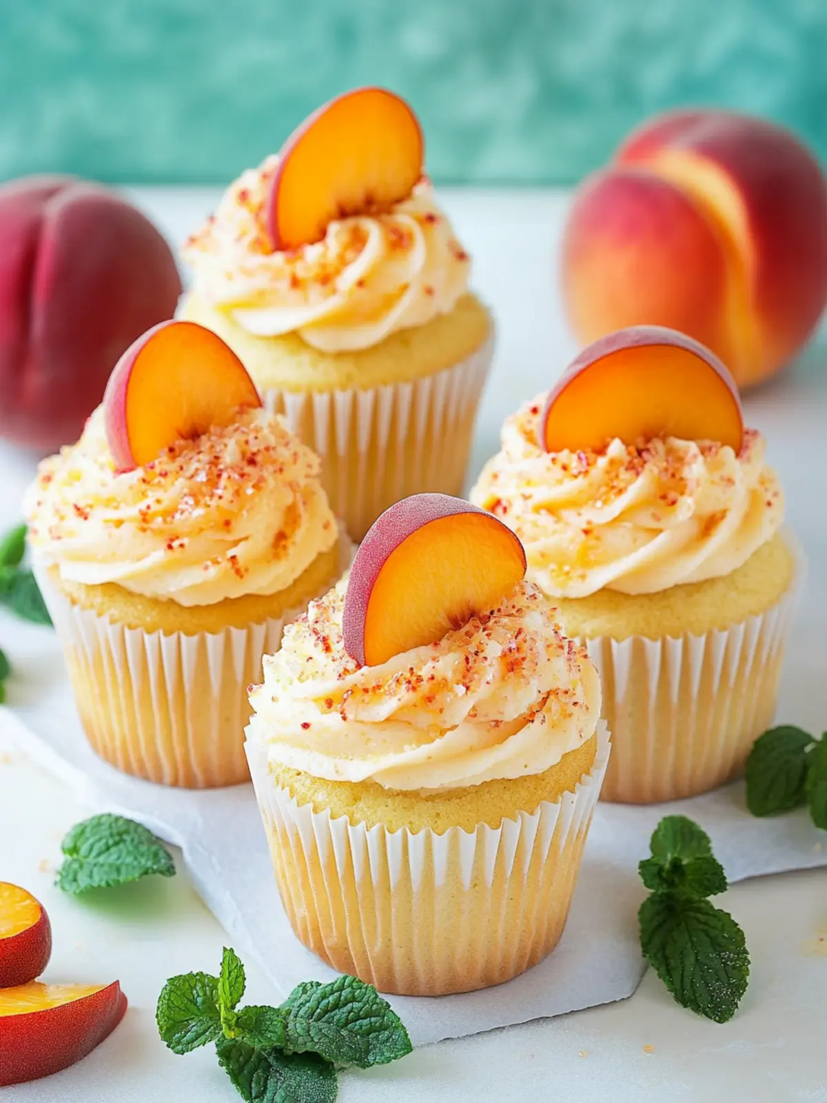 Peach Bellini Cupcakes That Will Elevate Your Dessert Game 2 Peach Bellini Cupcakes