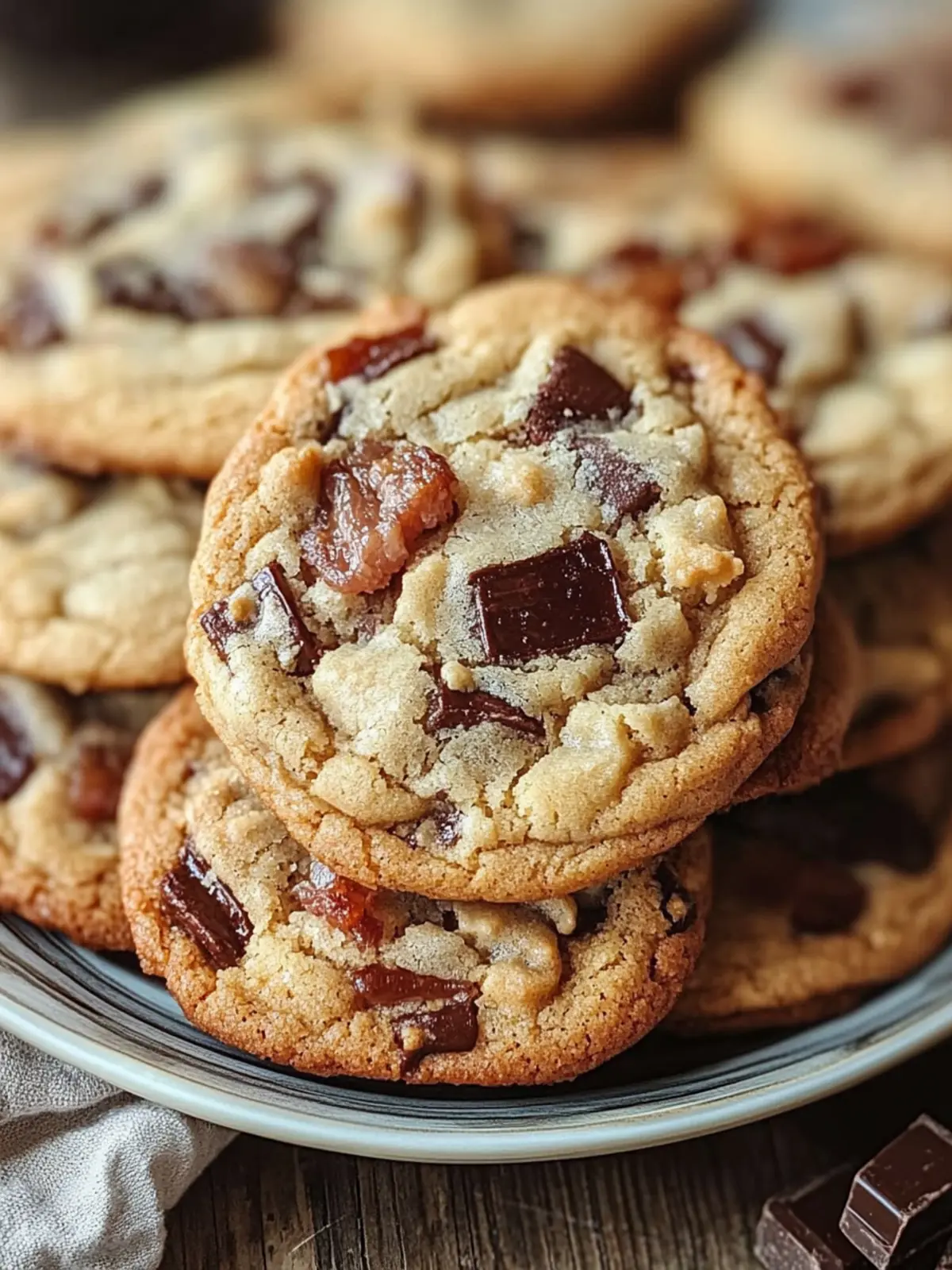 Bourbon Bacon Chocolate Chunk Cookies You’ll Crave Every Time 3 Bourbon Bacon Chocolate Chunk Cookies