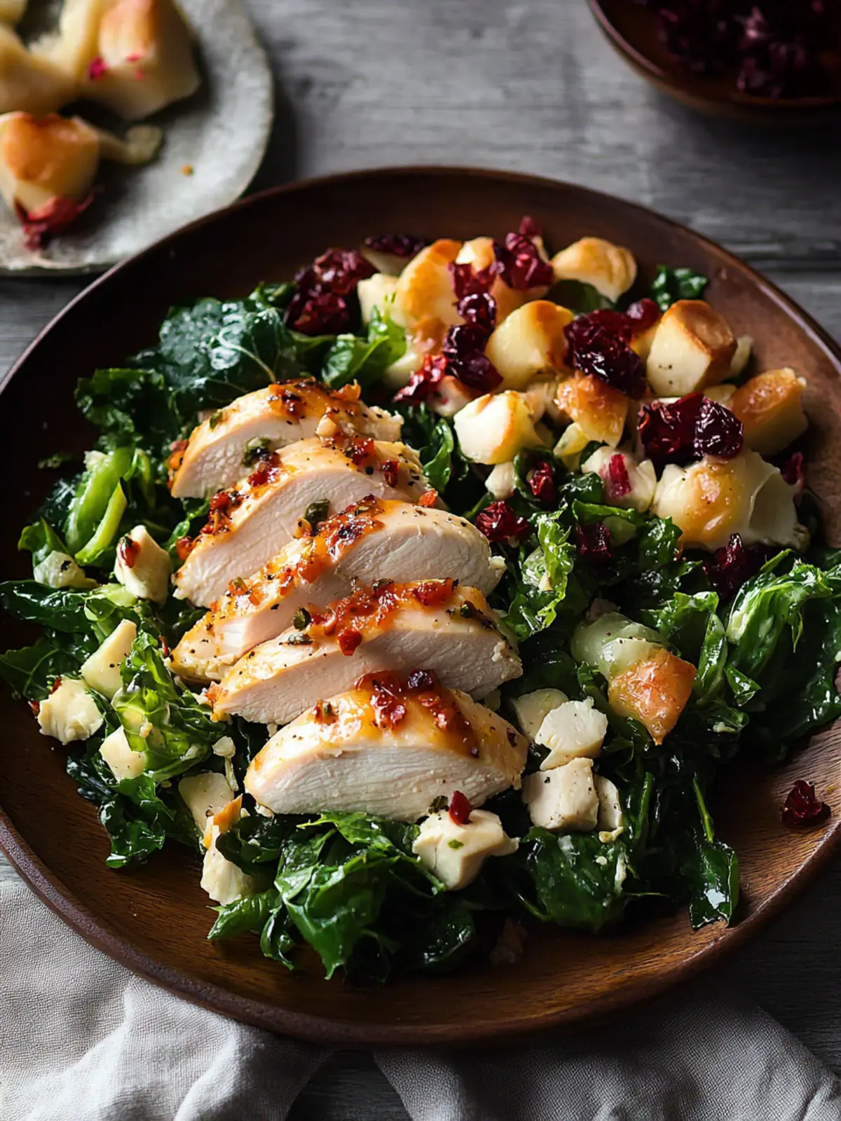 Hearty Roasted Chicken and Winter Greens Salad for Cozy Days 2 Roasted Chicken and Winter Greens Salad