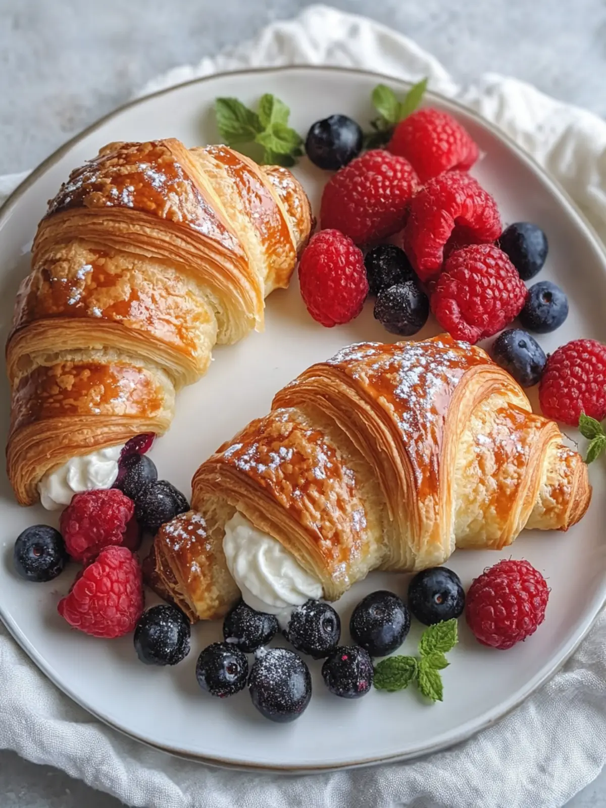 Berries and Cream Croissants for Effortless Indulgence 2 Berries and Cream Croissants