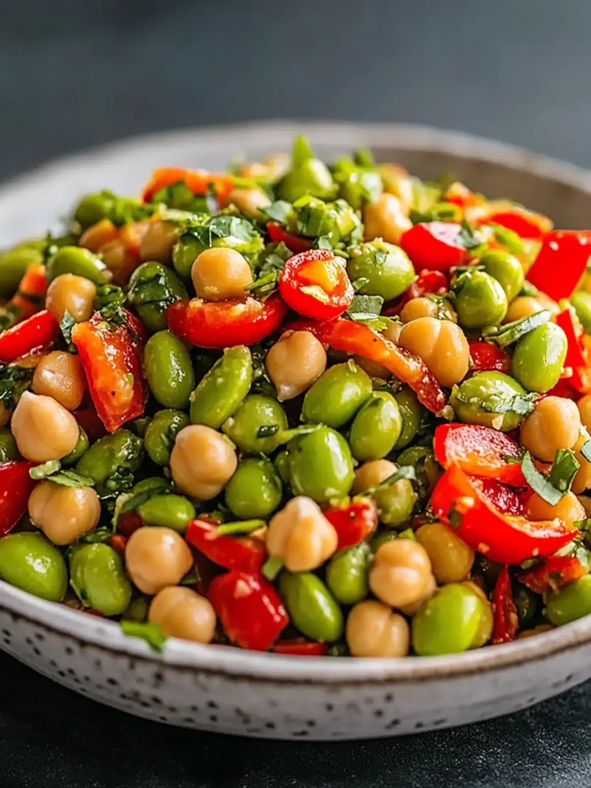 Chickpea Edamame Salad: A Fresh Twist on Healthy Eating 2 Chickpea Edamame Salad