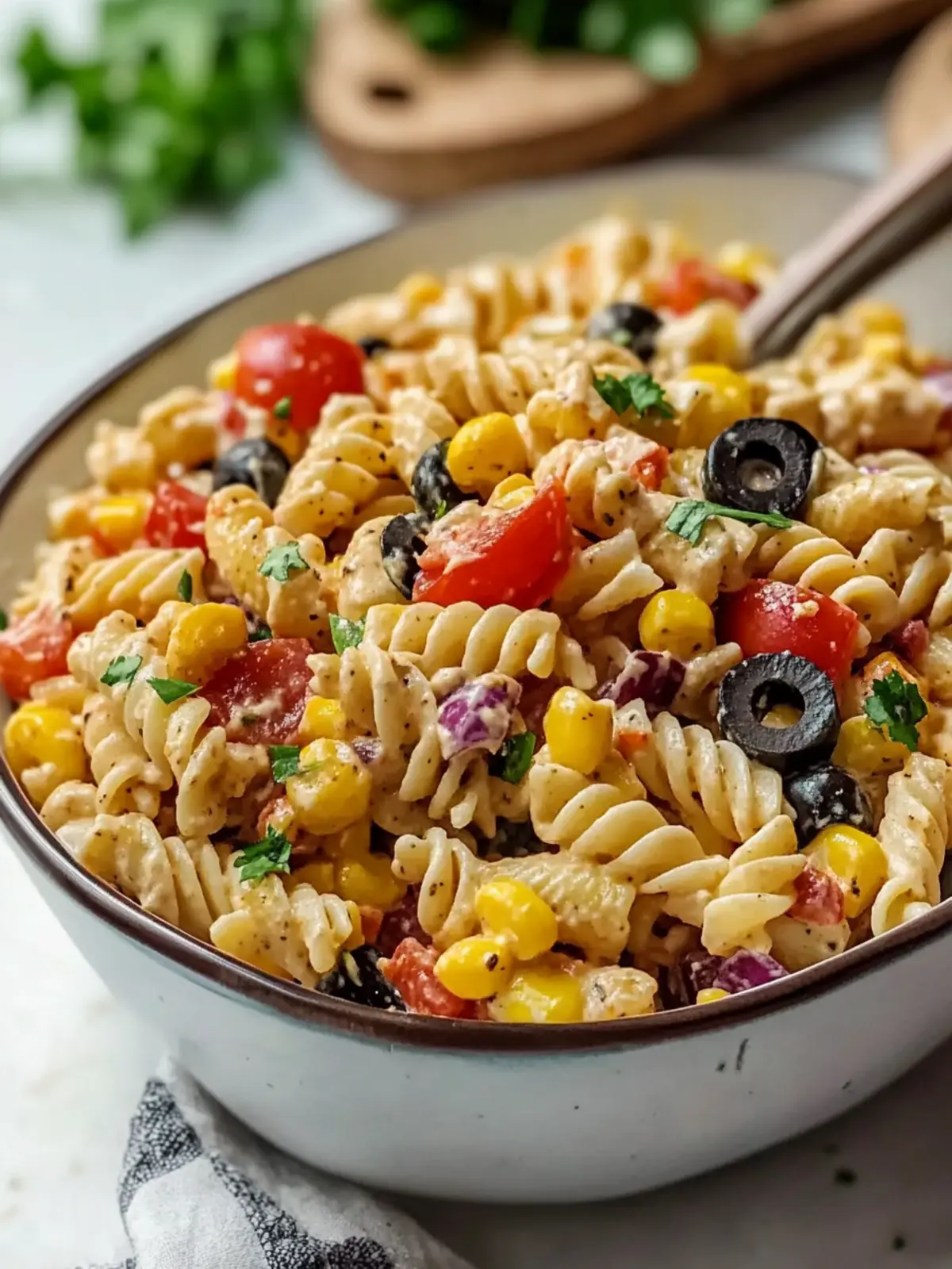 High Protein Southwest Pasta Salad for Vibrant Meal Prep 4 High Protein Southwest Pasta Salad