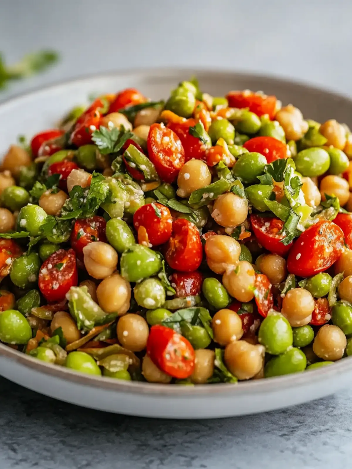 Chickpea Edamame Salad: A Fresh Twist on Healthy Eating 3 Chickpea Edamame Salad