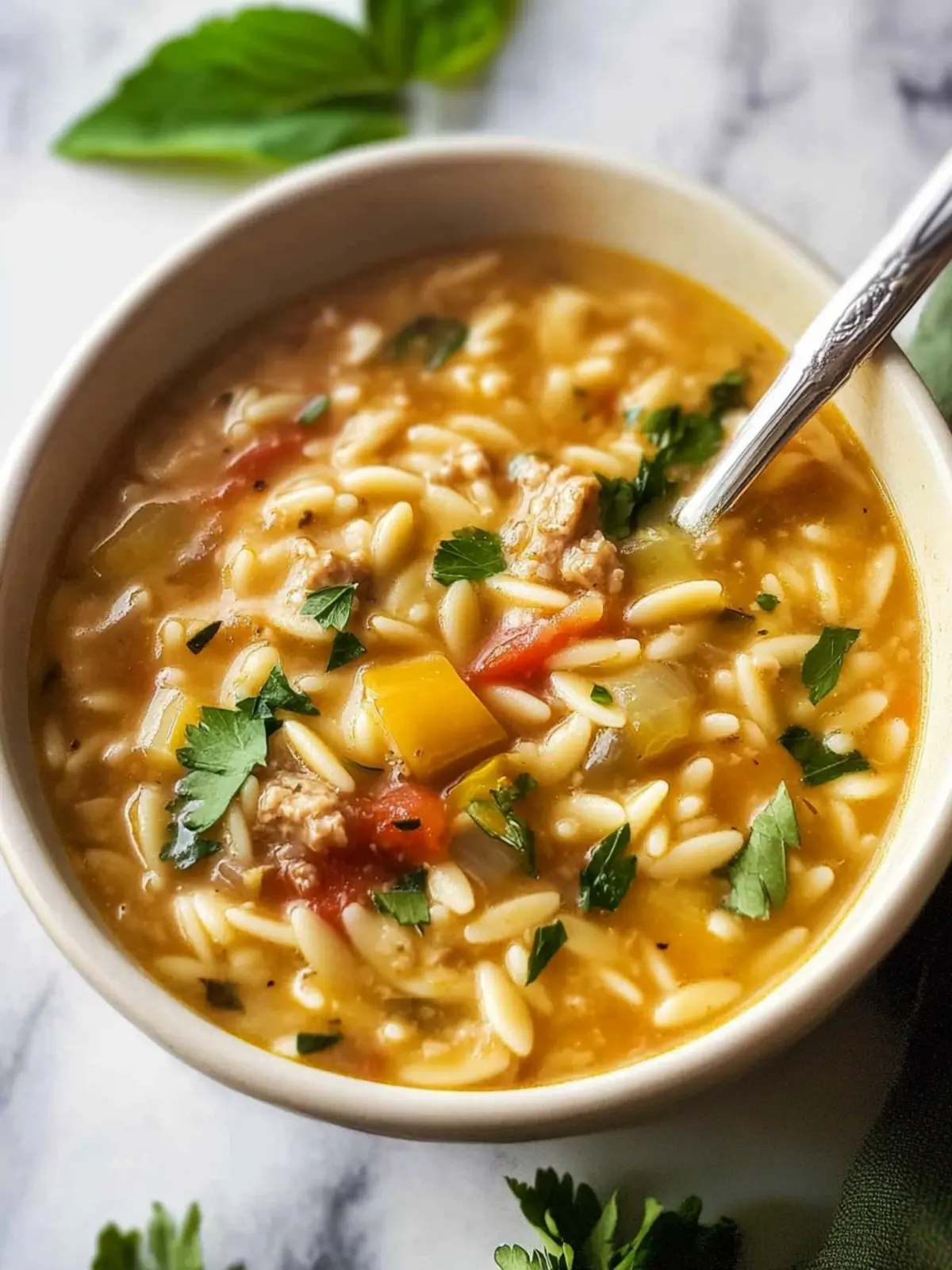 Savory Orzo Stuffed Banana Peppers Soup for Cozy Nights 3 Orzo Stuffed Banana Peppers Soup