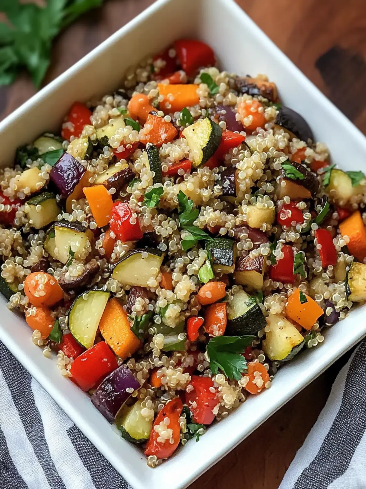 Savory Roasted Vegetable Quinoa Medley for Flavorful Meals 5 Roasted Vegetable Quinoa Medley