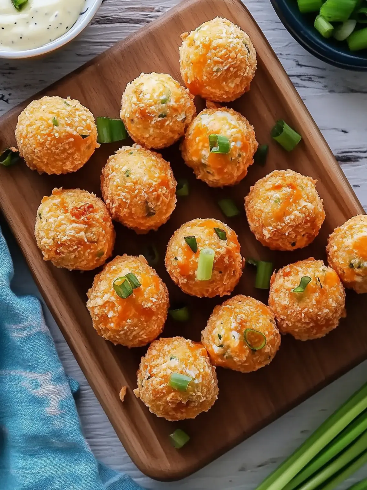 Buffalo Chicken Dip Balls