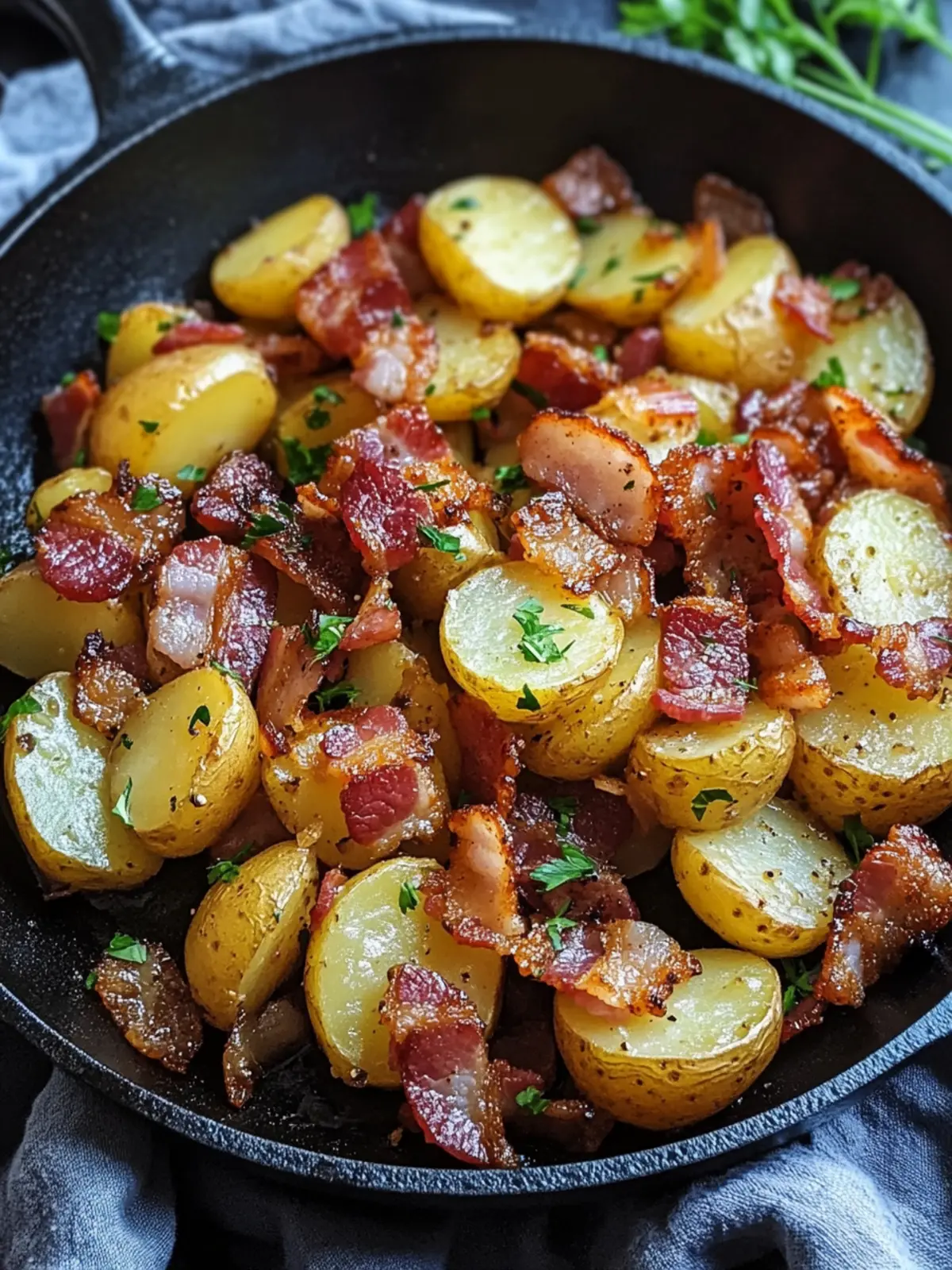 Irish Bacon Potato Skillet