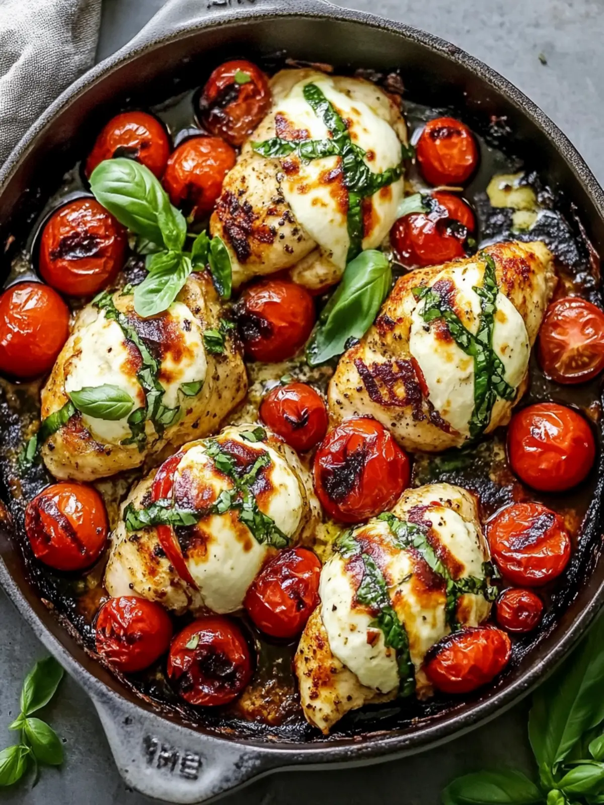 Low Carb Caprese Chicken Bake: Easy One-Pan Italian Feast 4 Low Carb Caprese Chicken Bake