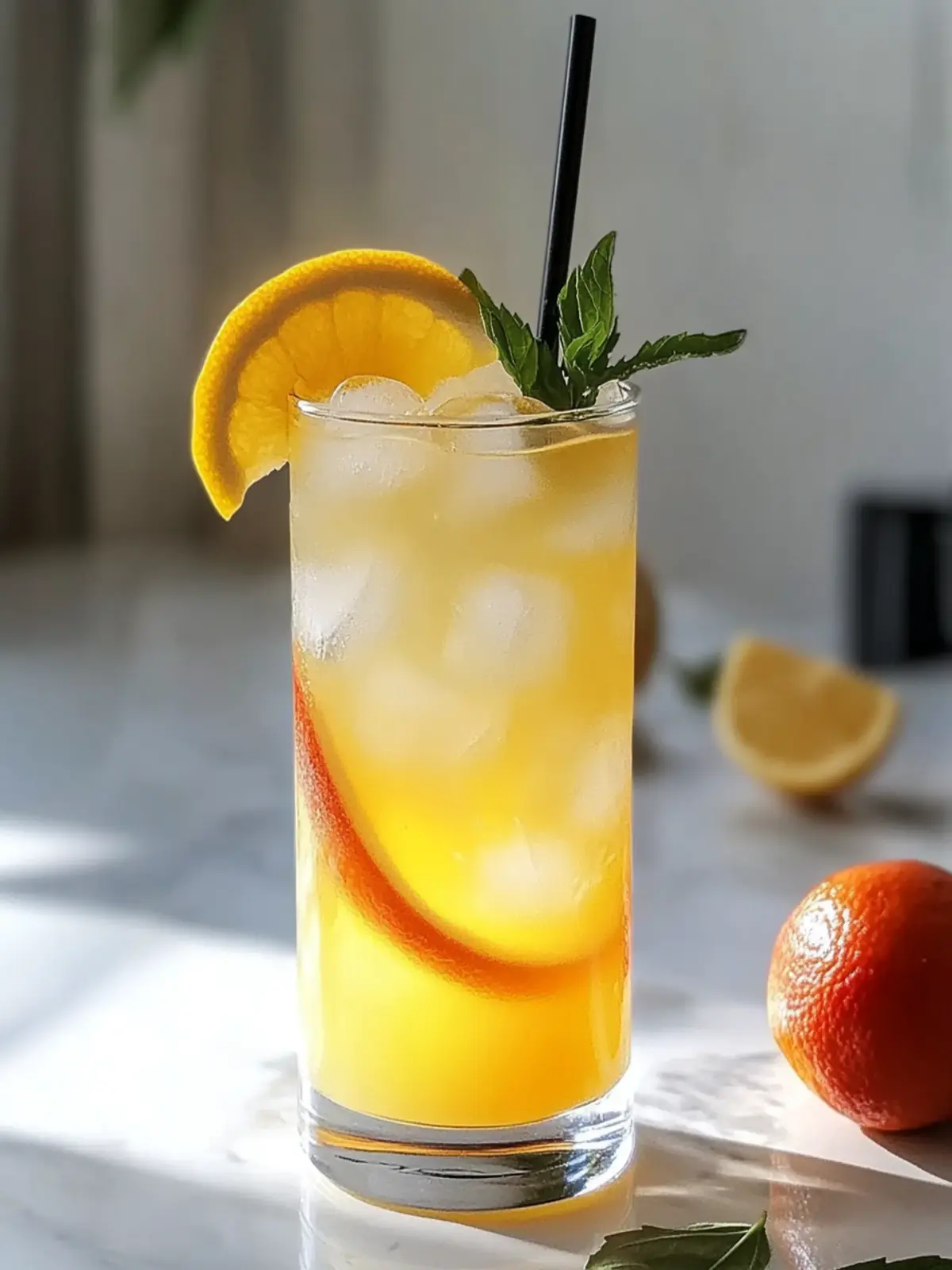 Golden Glow: Refreshing Cinderella Mocktail for All Occasions 5 Golden Glow