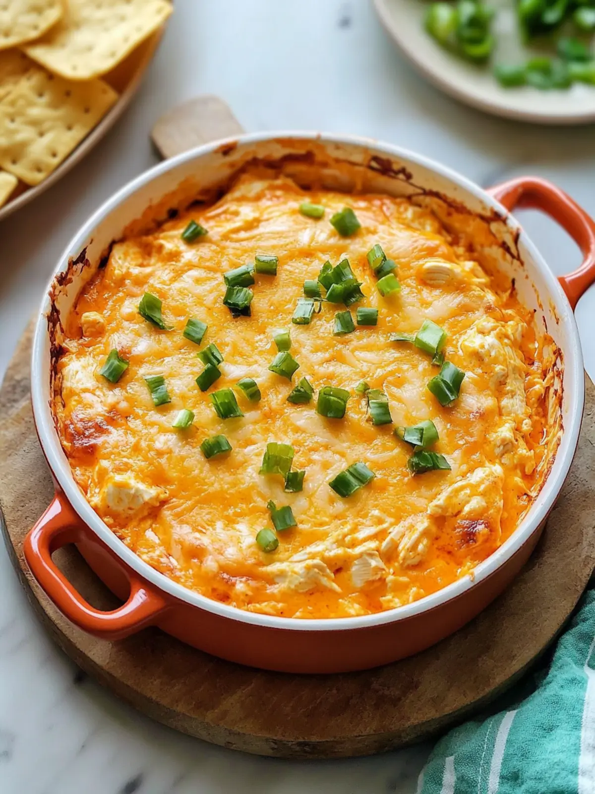 Hot Buffalo Chicken Dip No Blue Cheese – A Game Day Must-Have 3 Hot Buffalo Chicken Dip No Blue Cheese