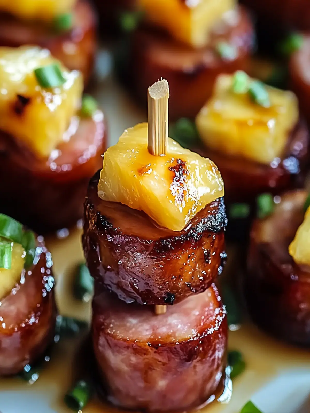 Savory Glazed Kielbasa Pineapple Bites for Easy Party Fun 3 Glazed Kielbasa Pineapple Bites