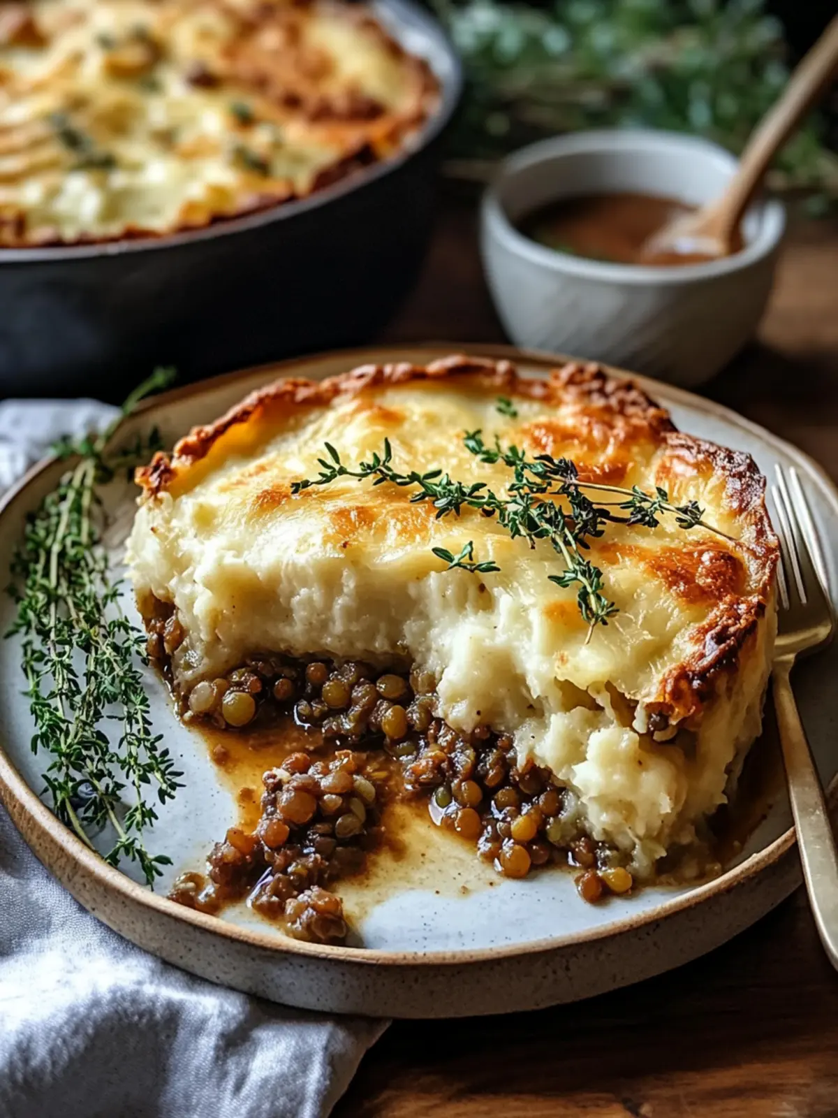 Hearty Lentil and Onion Shepherds Pie: Comfort Food Redefined 2 Hearty Lentil and Onion Shepherds Pie