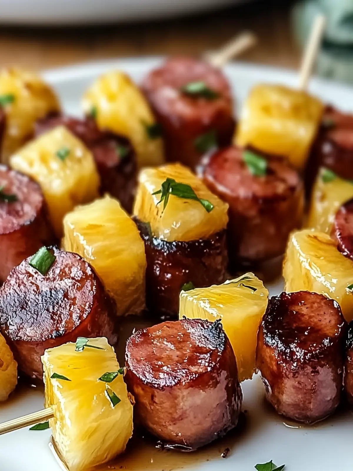 Savory Glazed Kielbasa Pineapple Bites for Easy Party Fun 4 Glazed Kielbasa Pineapple Bites