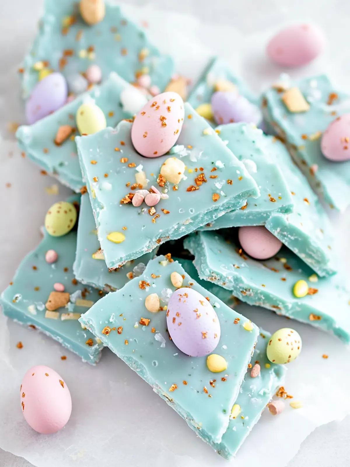 Delicious Robin Egg Easter Bark That's Super Easy to Make 3 Robin Egg Easter Bark