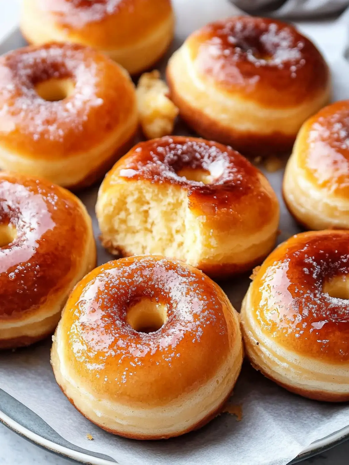 Baked Crème Brûlée Donuts That Melt in Your Mouth! 2 Baked Crème Brûlée Donuts